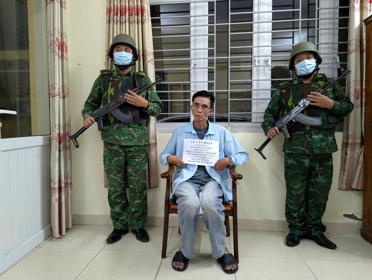 Triệt phá tụ điểm bán ma túy cho thuyền viên khu vực biên giới biển Đồ Sơn
