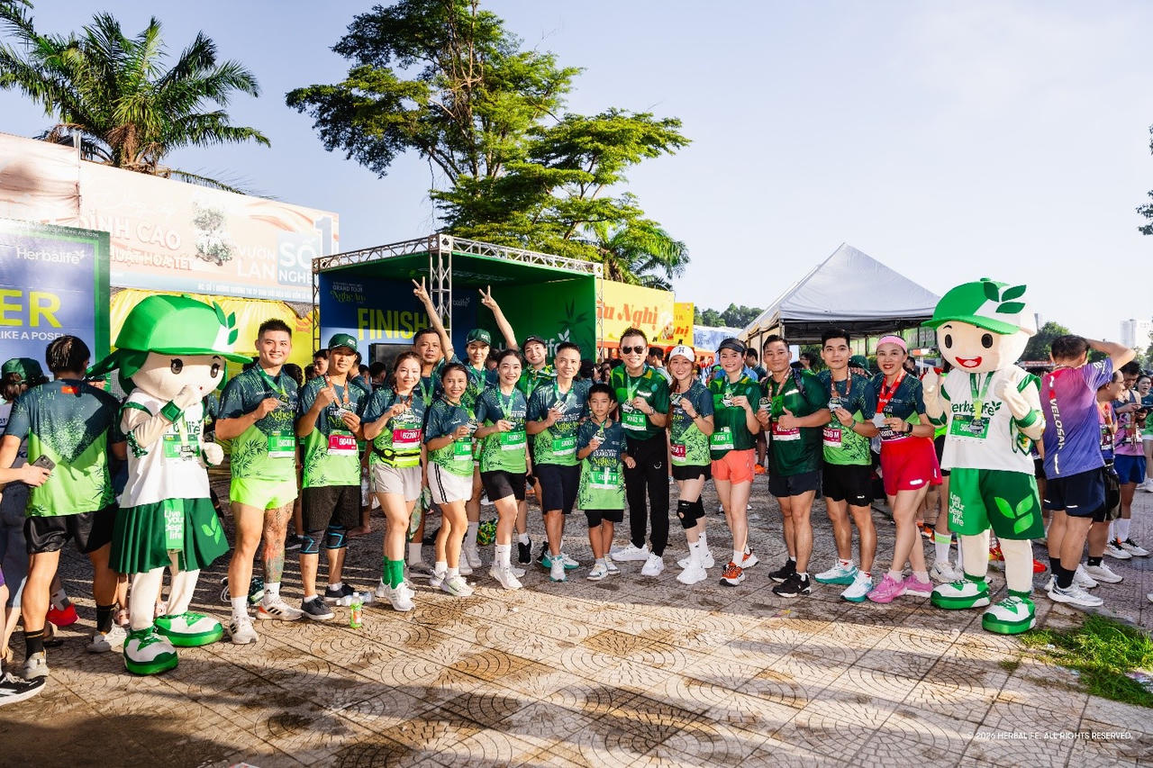 Herbalife Việt Nam đồng hành cùng VnExpress Marathon Grand Tour Nghệ An 2026 với vai trò Nhà tài trợ Kim cương