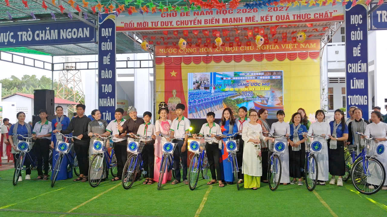 Hơn 1,4 tỷ đồng cho hành trình “Thắp sáng Ước mơ” tại Cà Mau