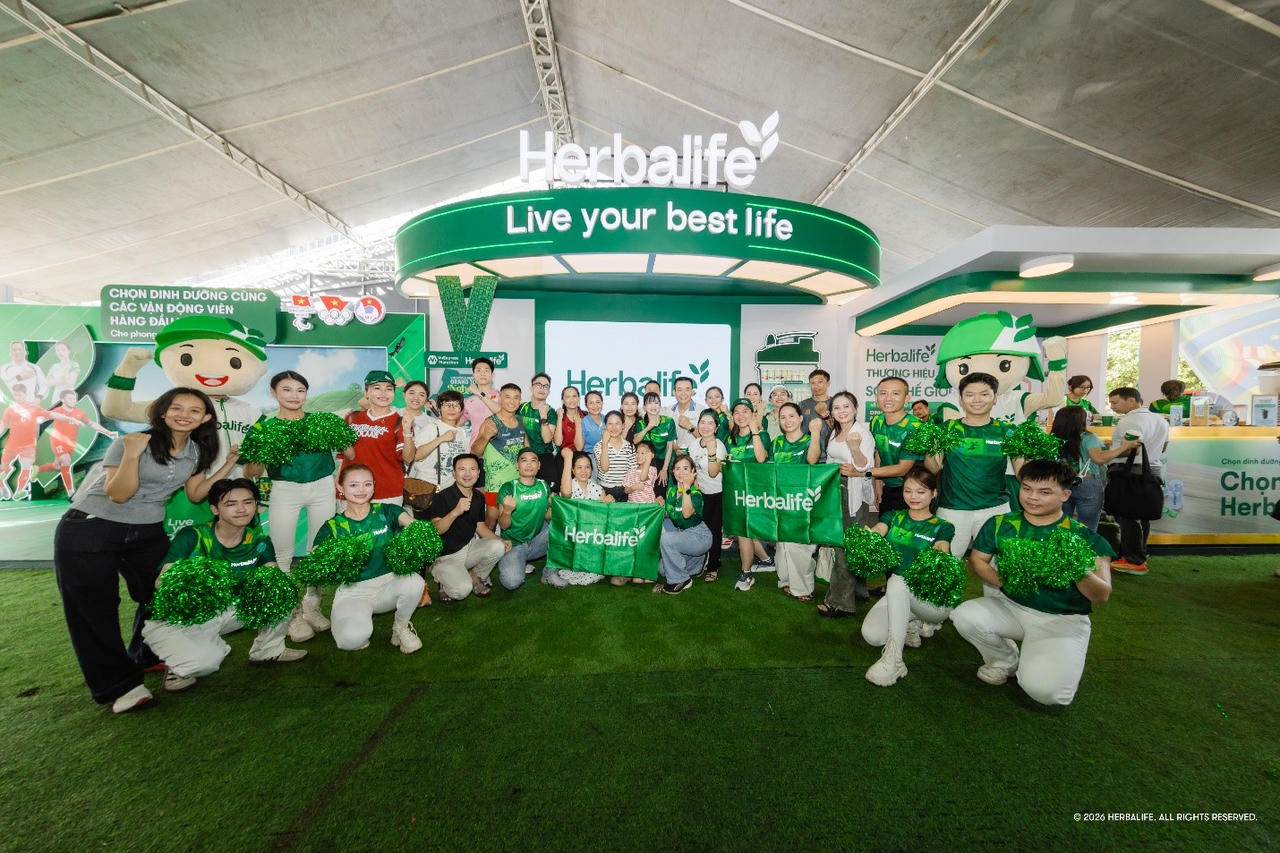 Herbalife Việt Nam đồng hành cùng VnExpress Marathon Grand Tour Nghệ An 2026 với vai trò Nhà tài trợ Kim cương