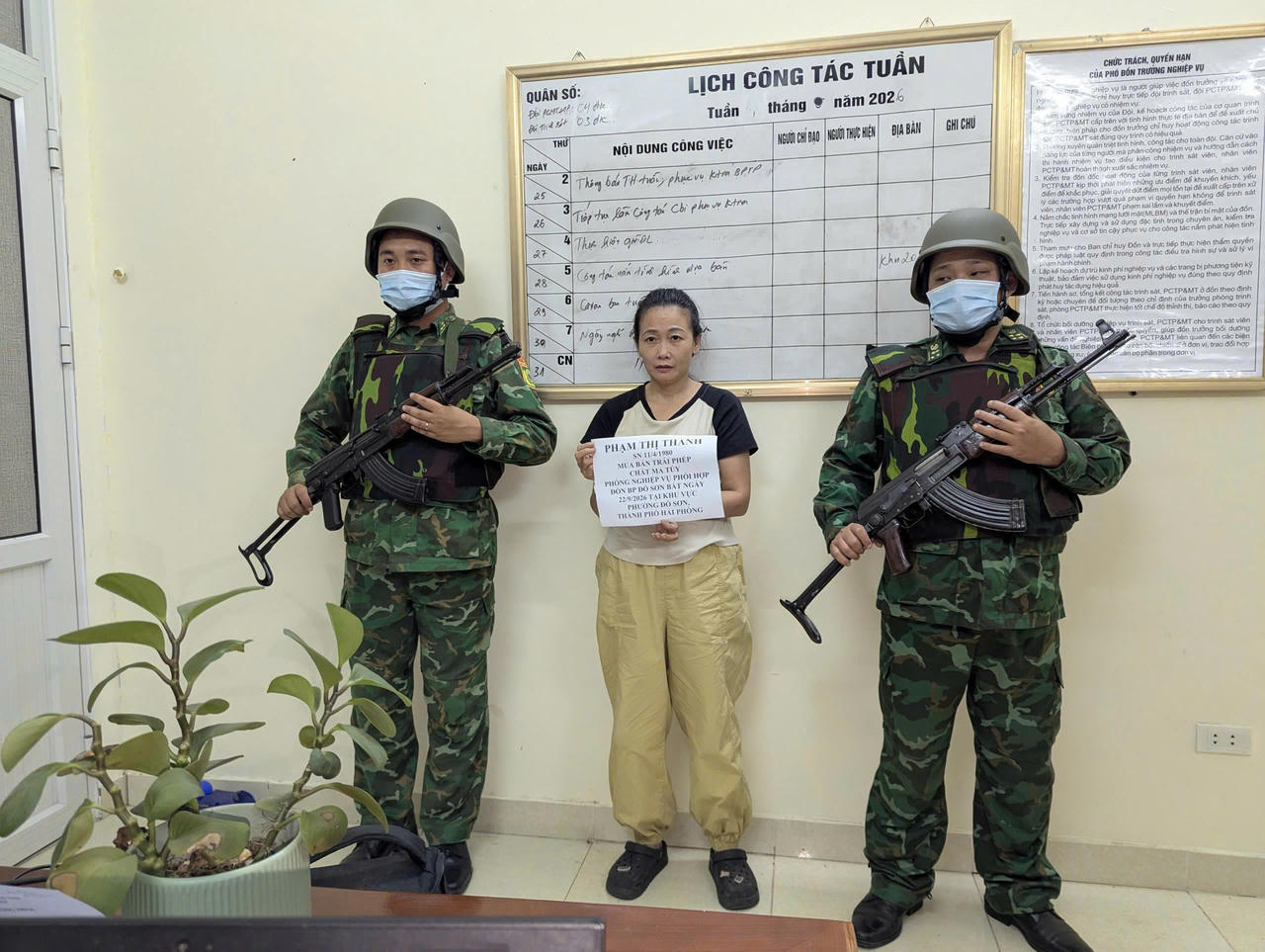 Triệt phá tụ điểm bán ma túy cho thuyền viên khu vực biên giới biển Đồ Sơn