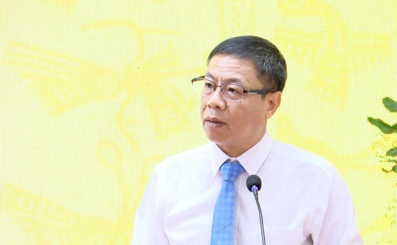Thứ trưởng Bộ Khoa học và Công nghệ Lê Xuân Định phát biểu tại lễ khởi công.
