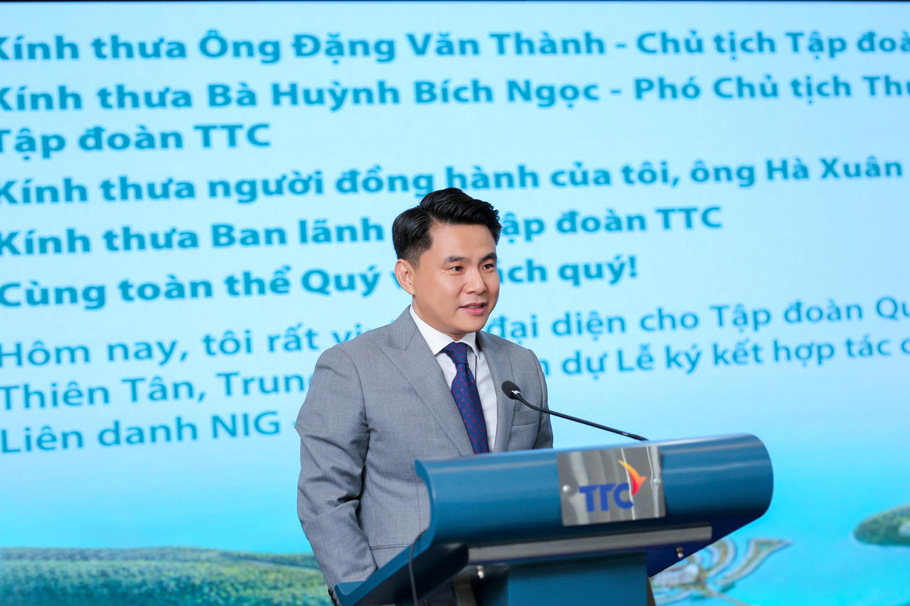 Ông Bruce Zhang - Trưởng Đại diện Tập đoàn NIG tại Việt Nam khẳng định sẽ tập trung đưa các cam kết thành dự án thực tế, phát huy thế mạnh của các bên.