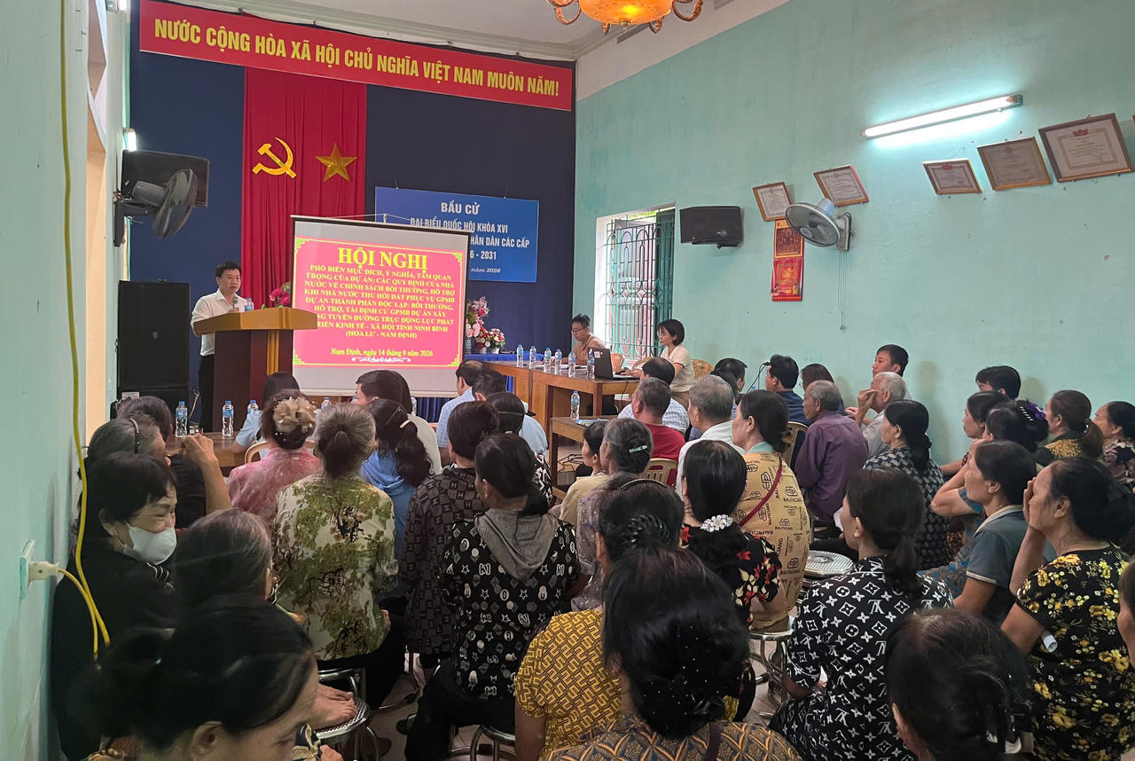 Ninh Bình quyết tâm GPMB, sớm khởi công dự án giao thông trọng điểm trục Nam Định - Hoa Lư