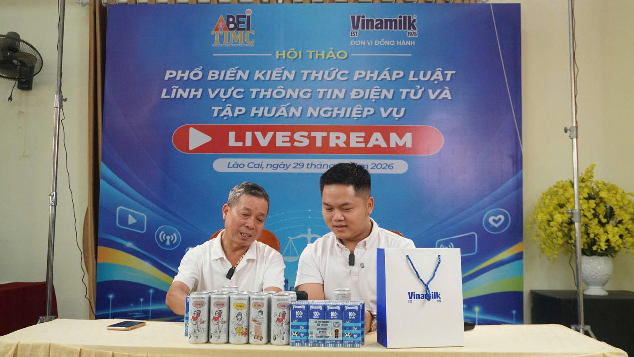 Hội thảo phổ biến kiến thức pháp luật lĩnh vực thông tin điện tử và tập huấn nghiệp vụ livestream