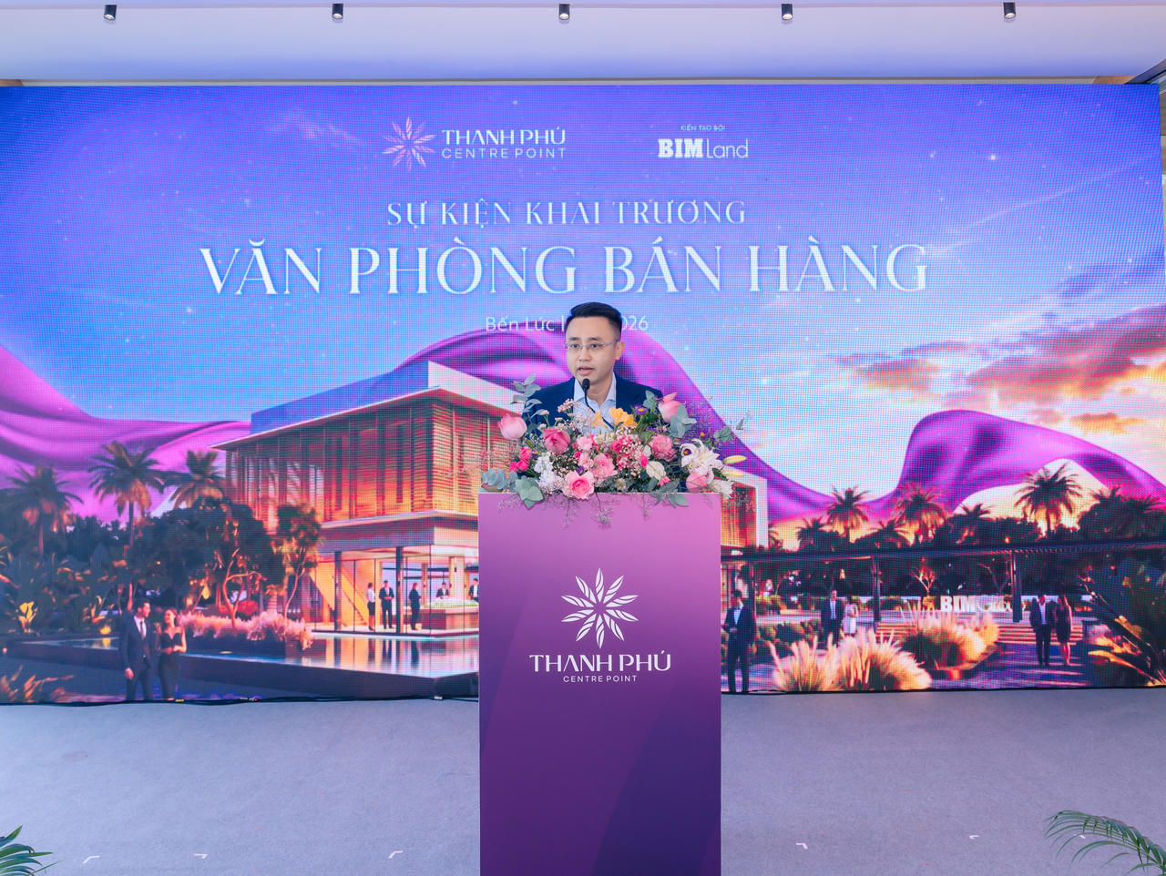 Trong khuôn khổ sự kiện, những giá trị làm nên sức hấp dẫn của Thanh Phú Centre Point được mở ra qua phần giới thiệu của đại diện BIM Land.