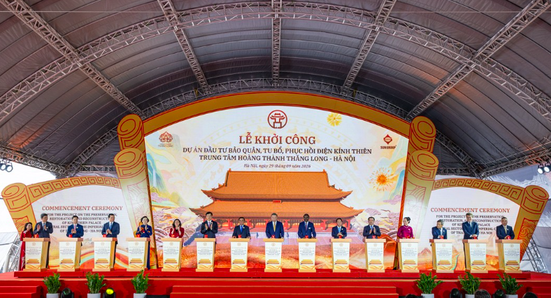 Toàn cảnh lễ khởi công. Ảnh: BTC