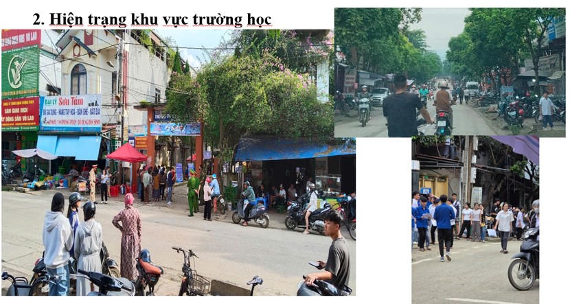 Tỉnh lộ 151 đoạn qua xã Võ Lao là khu vực đông dân cư, lưu lượng phương tiện lớn, dọc tuyến có nhiều trường học từ mầm non đến THPT, cùng chợ và bệnh viện, thường xuyên tập trung đông người. (Ảnh: UBND xã Võ Lao).