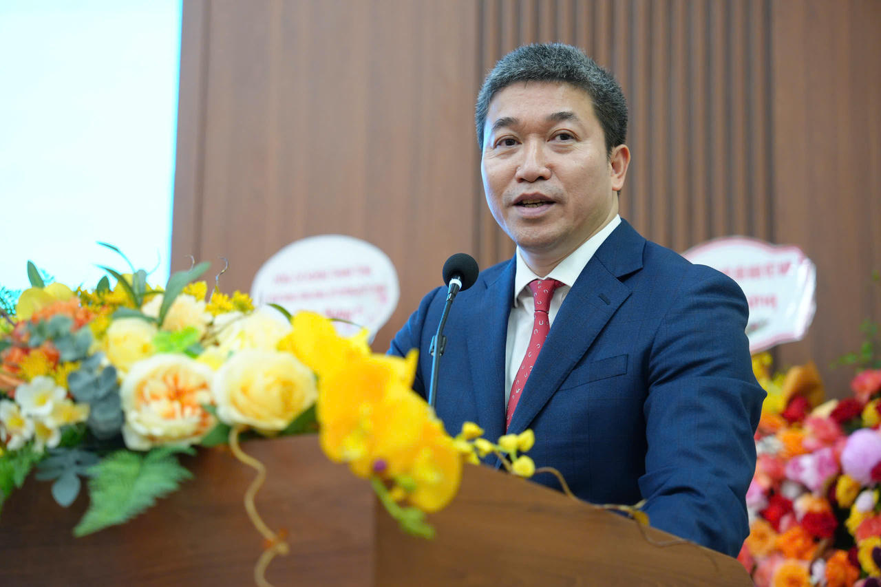 Chủ tịch Liên hiệp các tổ chức hữu nghị Việt Nam Phan Anh Sơn phát biểu chỉ đạo Đại hội.