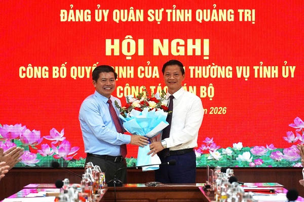 Ông Vương Quốc Tuấn giữ chức Bí thư Đảng ủy Quân sự tỉnh Quảng Trị