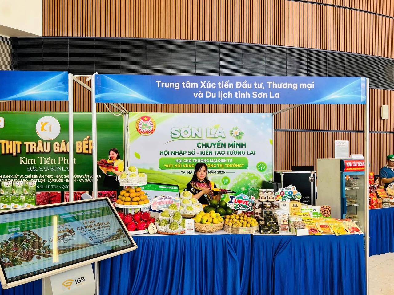 Các sản phẩm được trưng bày, giới thiệu tại Hội chợ thương mại điện tử năm 2026. (Ảnh: BTC)