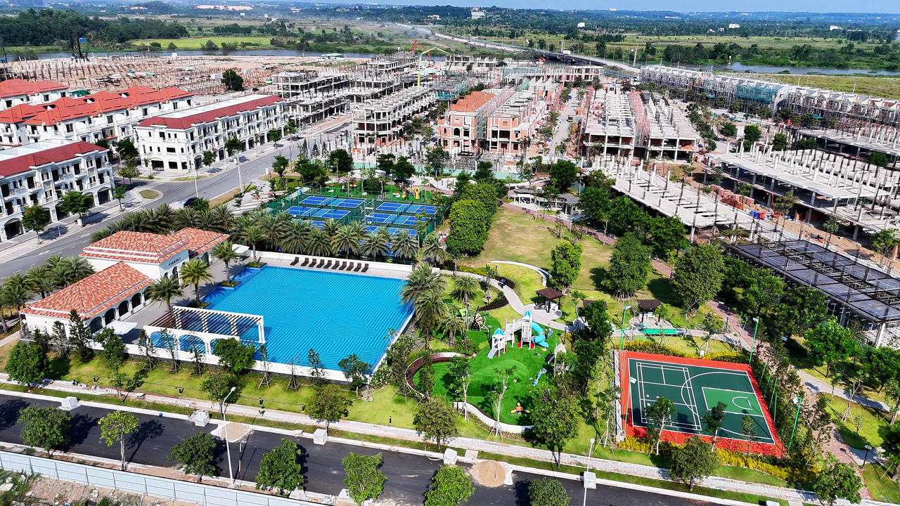 Một góc Khu đô thị Aqua Waterfront City. (Ảnh: Novaland )