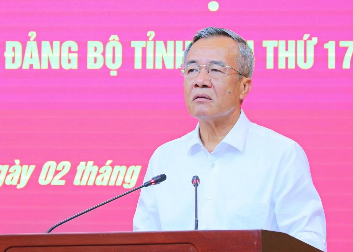 Bí thư Tỉnh ủy Thanh Hóa Lê Đức Thái (Ảnh: MH).