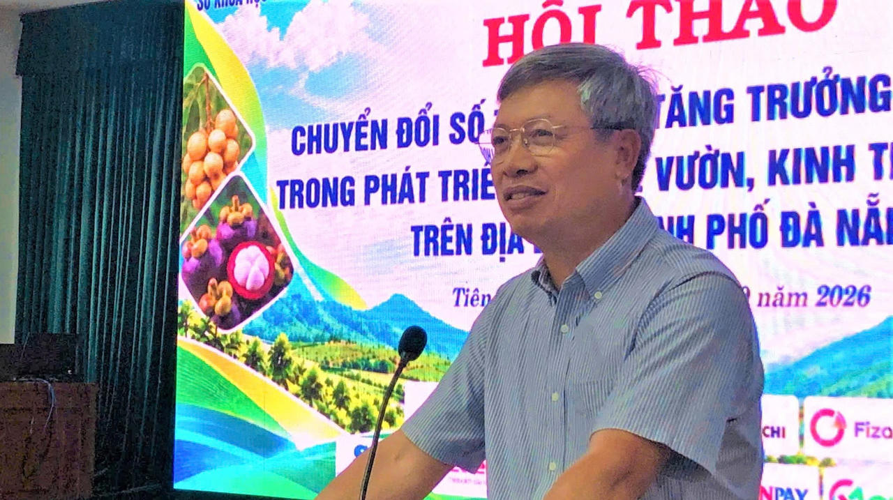 Phó chủ tịch UBND TP Đà Nẵng Hồ Quang Bửu phát biểu. (Ảnh: Tấn Việt)