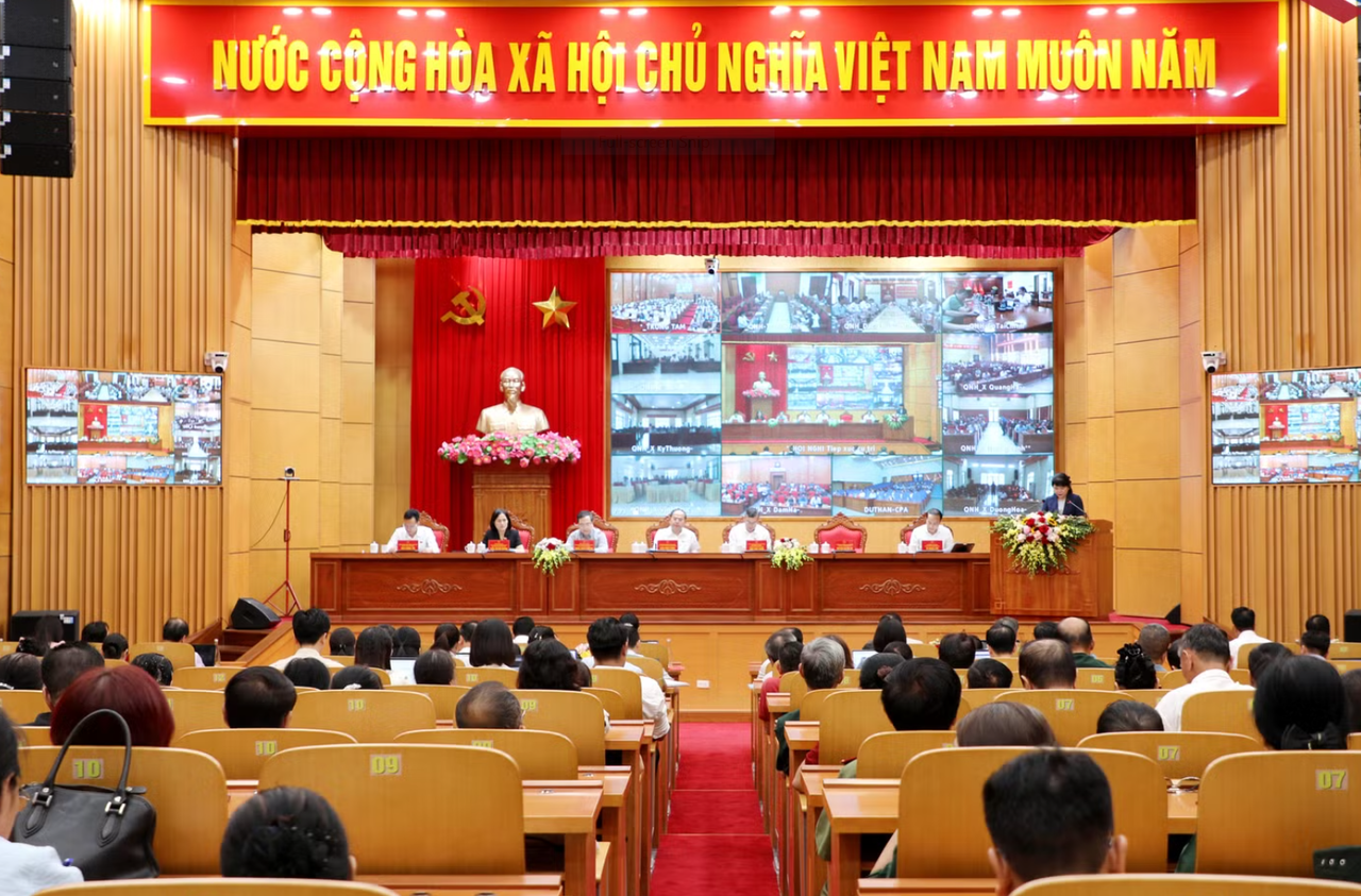 Quang cảnh hội nghị. (Ảnh: Cổng TTĐT Quảng Ninh)