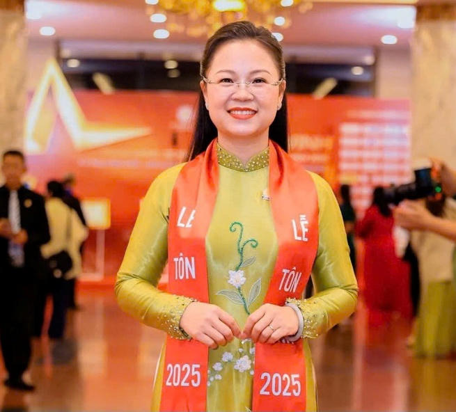 Bà Nguyễn Thị Hồng Trang - Giám đốc Công ty TNHH Sản xuất Thương mại và Dịch vụ Việt An Phát. (Ảnh: NVCC)