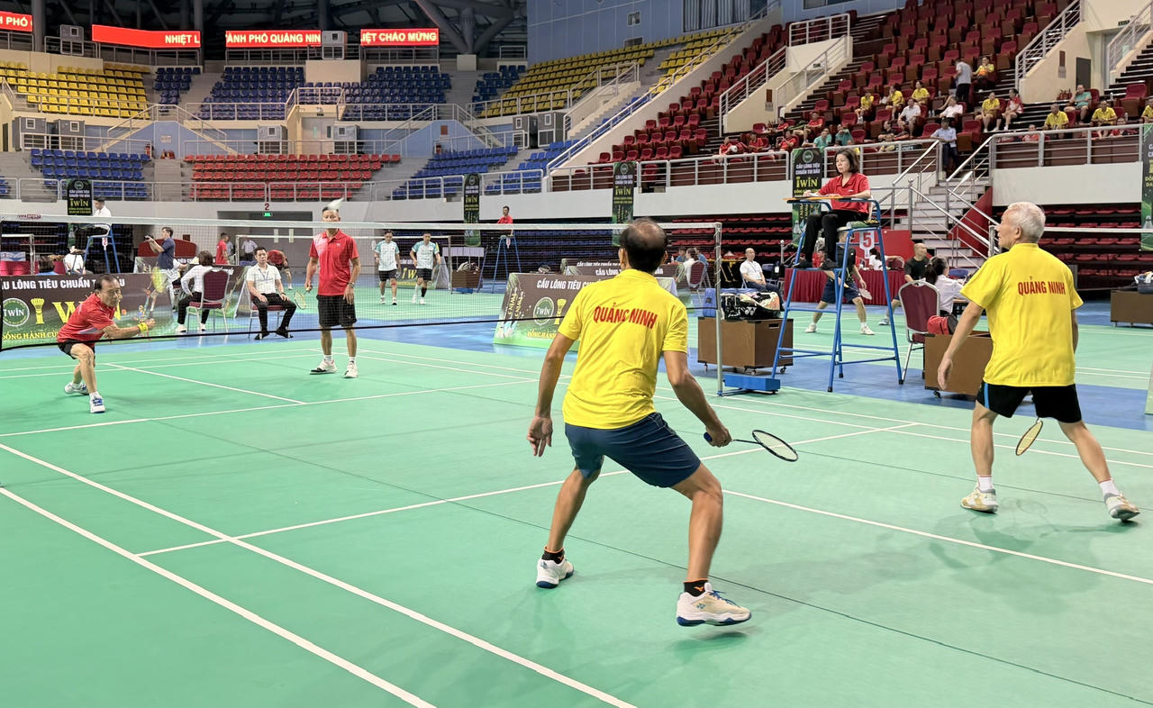 Quảng Ninh tổ chức Giải Cầu lông trung cao tuổi quốc gia năm 2026