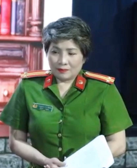 Trung tá Lê Thị Phương Thanh.