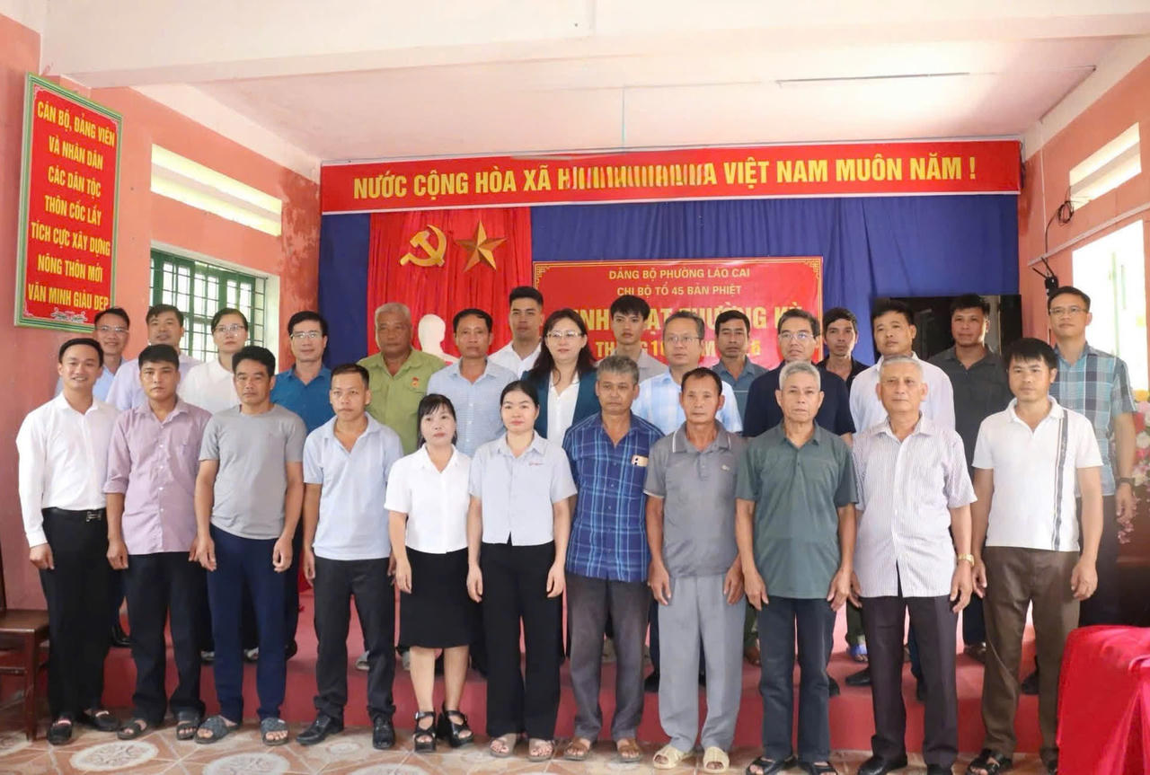 Đảng bộ phường Lào Cai hiện có 111 tổ chức đảng trực thuộc, với hơn 5.900 đảng viên. (Ảnh: Nguyễn Hải)