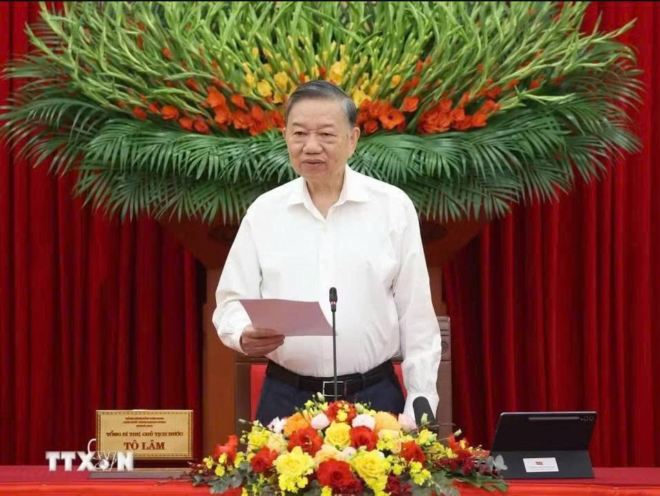 Tổng Bí thư, Chủ tịch nước Tô Lâm. (Ảnh: TTXVN)