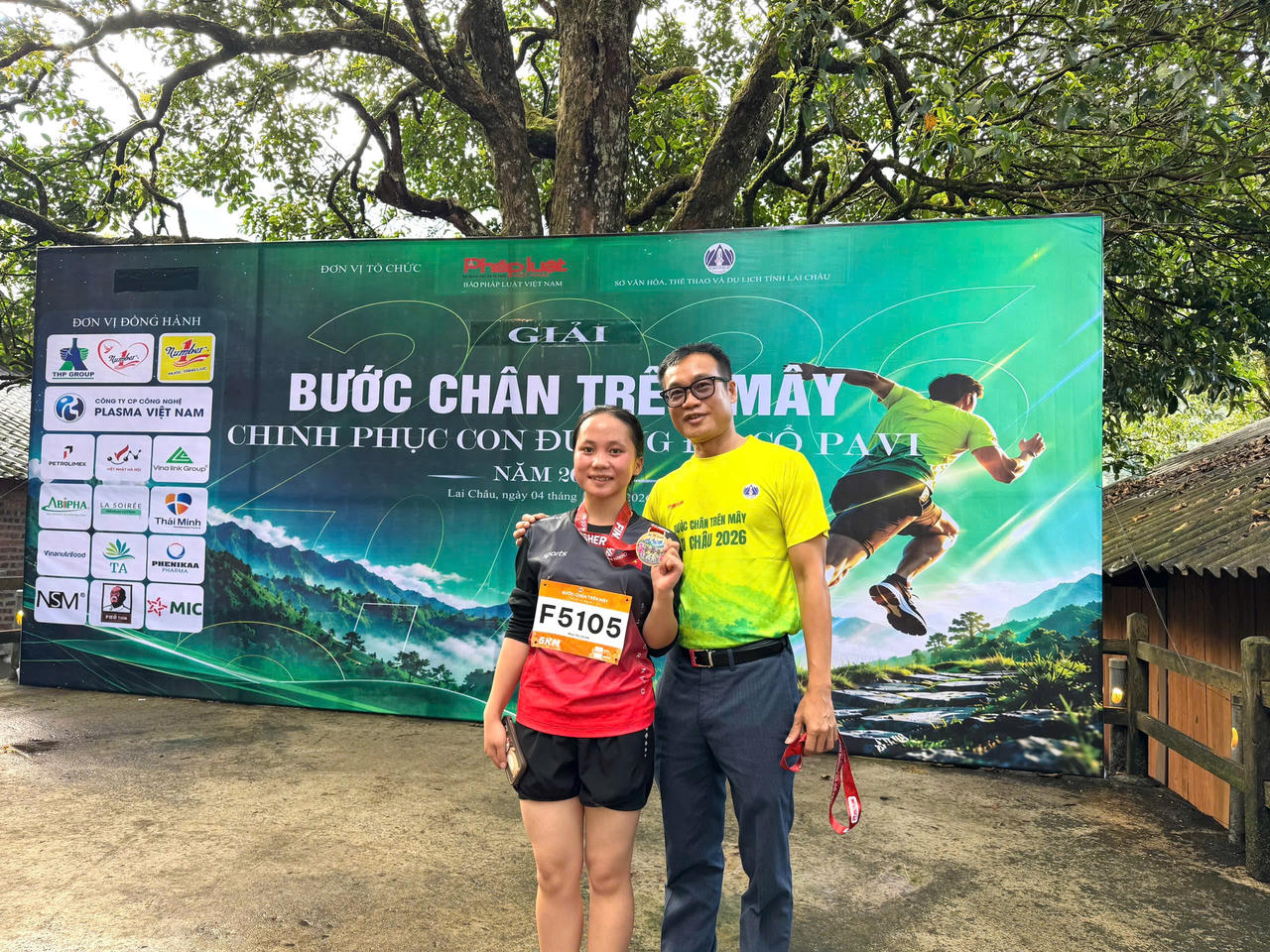 Vận động viên chinh phục thành công cung đường 5km giữa bản làng Sin Suối Hồ
