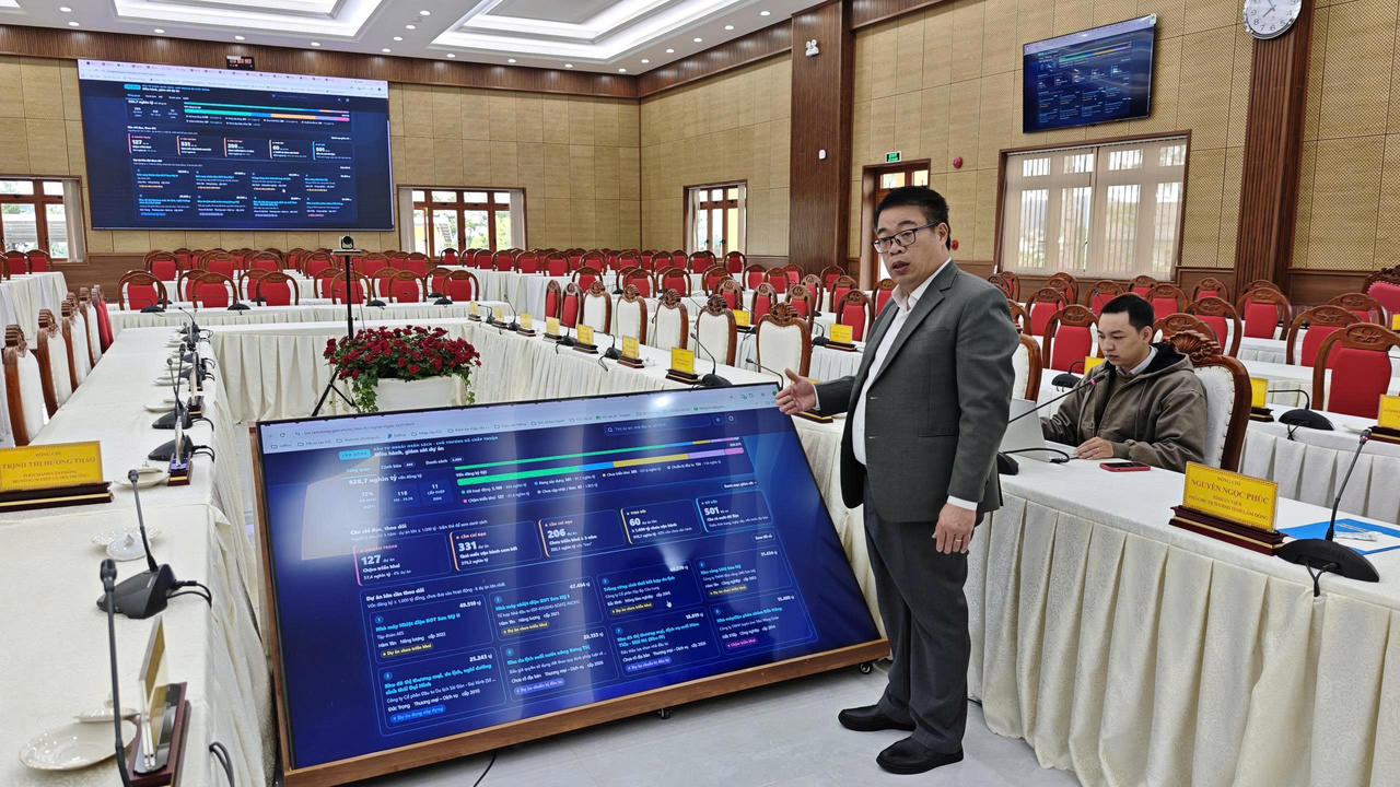 Theo ông Nguyễn Ngọc Phúc - Phó Chủ tịch Lâm Đồng, Trung tâm IOC không chỉ hiển thị thông tin mà sẽ đi sâu vào phân tích dữ liệu. (Ảnh: M.Long)