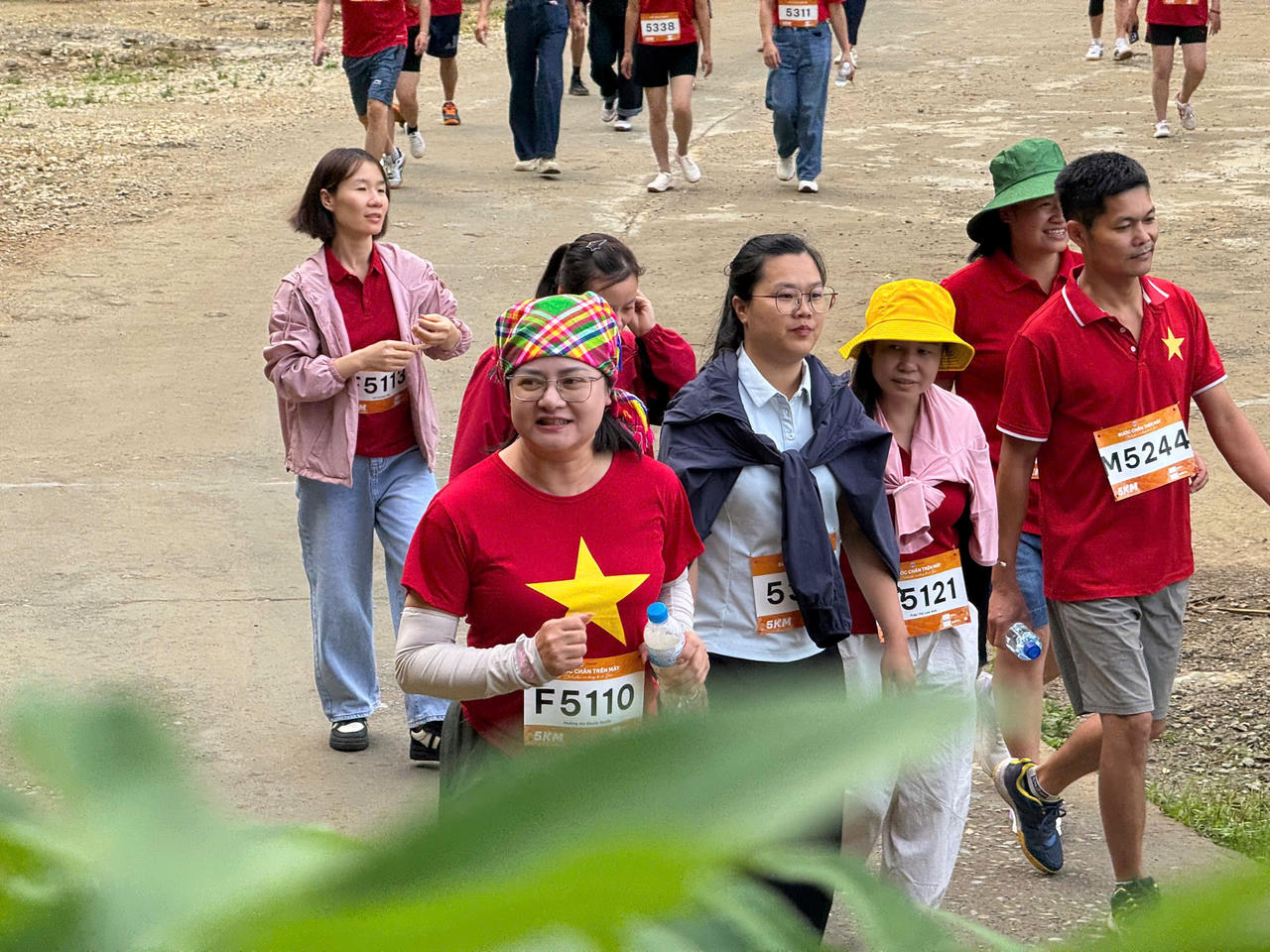 Vận động viên chinh phục thành công cung đường 5km giữa bản làng Sin Suối Hồ