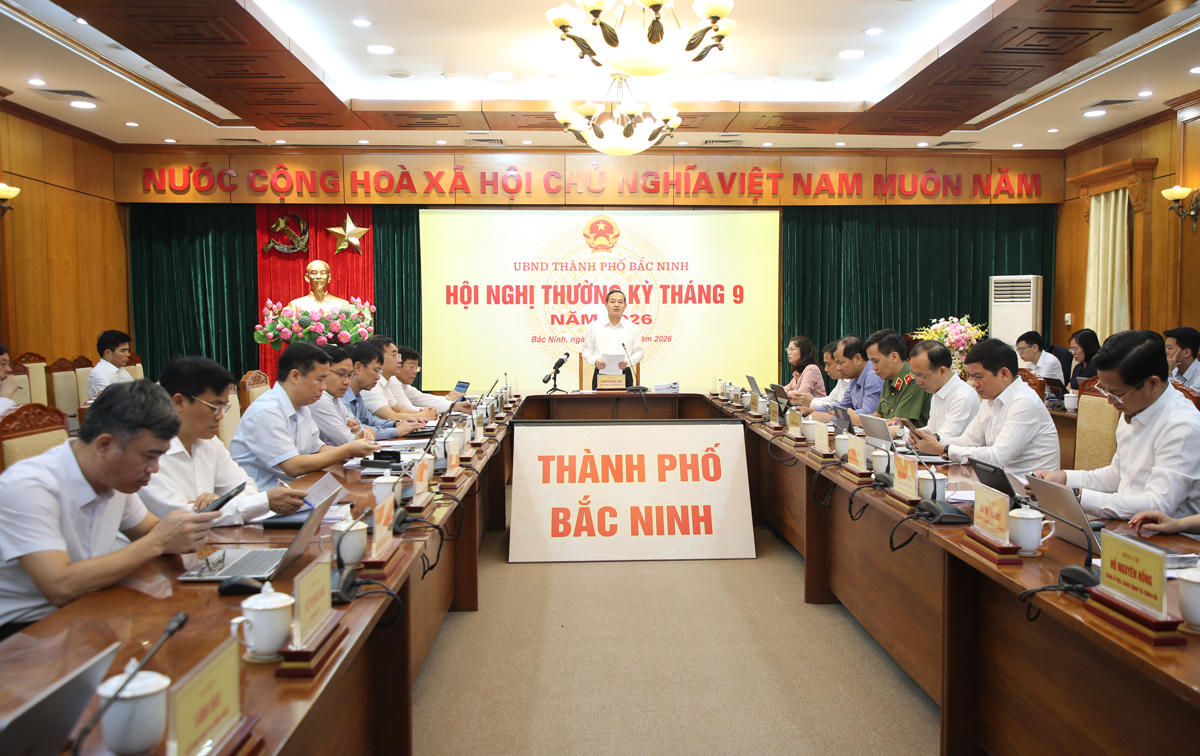 Chủ tịch UBND thành phố Bắc Ninh: Tăng tốc, quyết liệt, tạo chuyển biến rõ nét trong những tháng cuối năm