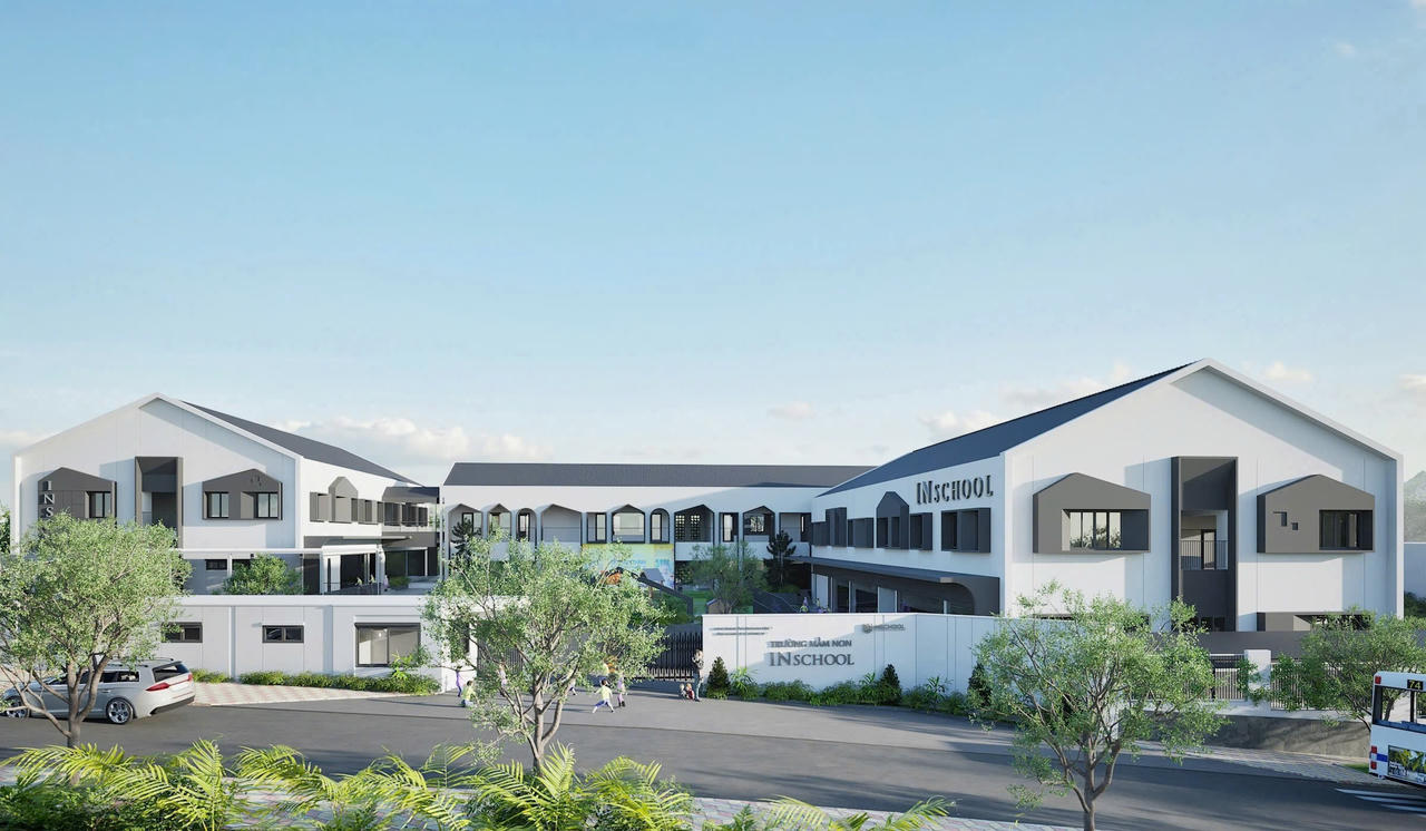 Trường mầm non INschool tại Thành Phố Cà Phê được đầu tư cơ sở vật chất hiện đại chuẩn quốc tế, góp phần ươm mầm những công dân nhí hạnh phúc, tự tin hội nhập.
