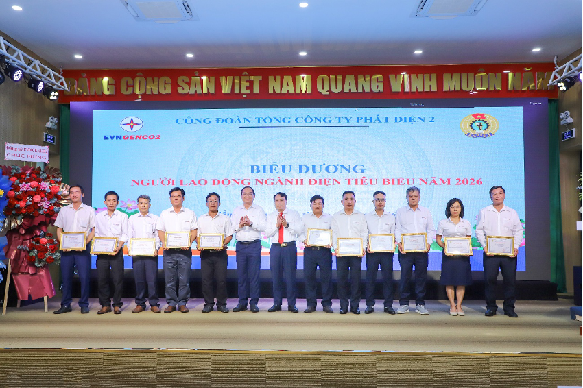 Biểu dương người lao động ngành Điện tiêu biểu năm 2026