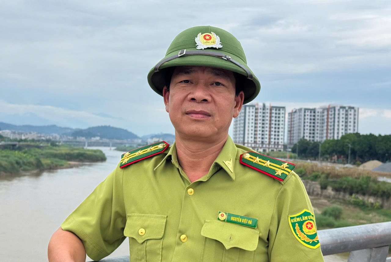 Ông Nguyễn Việt Hà - Chi Cục trưởng Chi cục Kiểm lâm tỉnh Lào Cai (Ảnh: Nguyễn Hải).