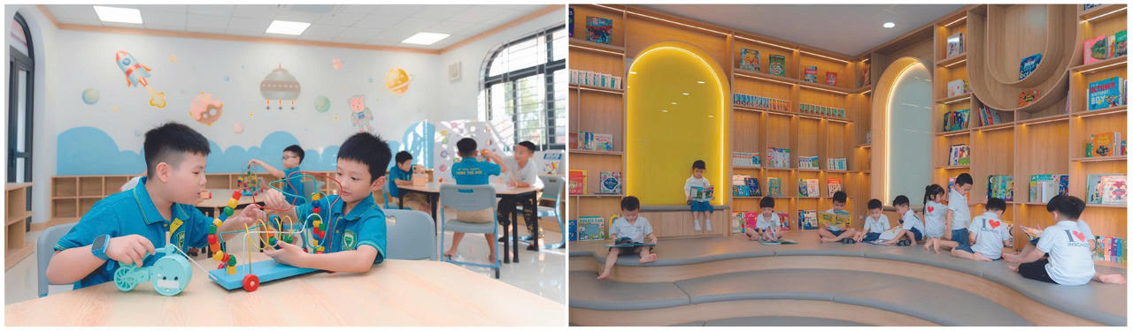 Trường tiểu học Xanh Tuệ Đức và Trường mầm non INschool tại Thành Phố Cà Phê đem đến những không gian học tập, sinh hoạt chất lượng giúp học sinh phát triển toàn diện.
