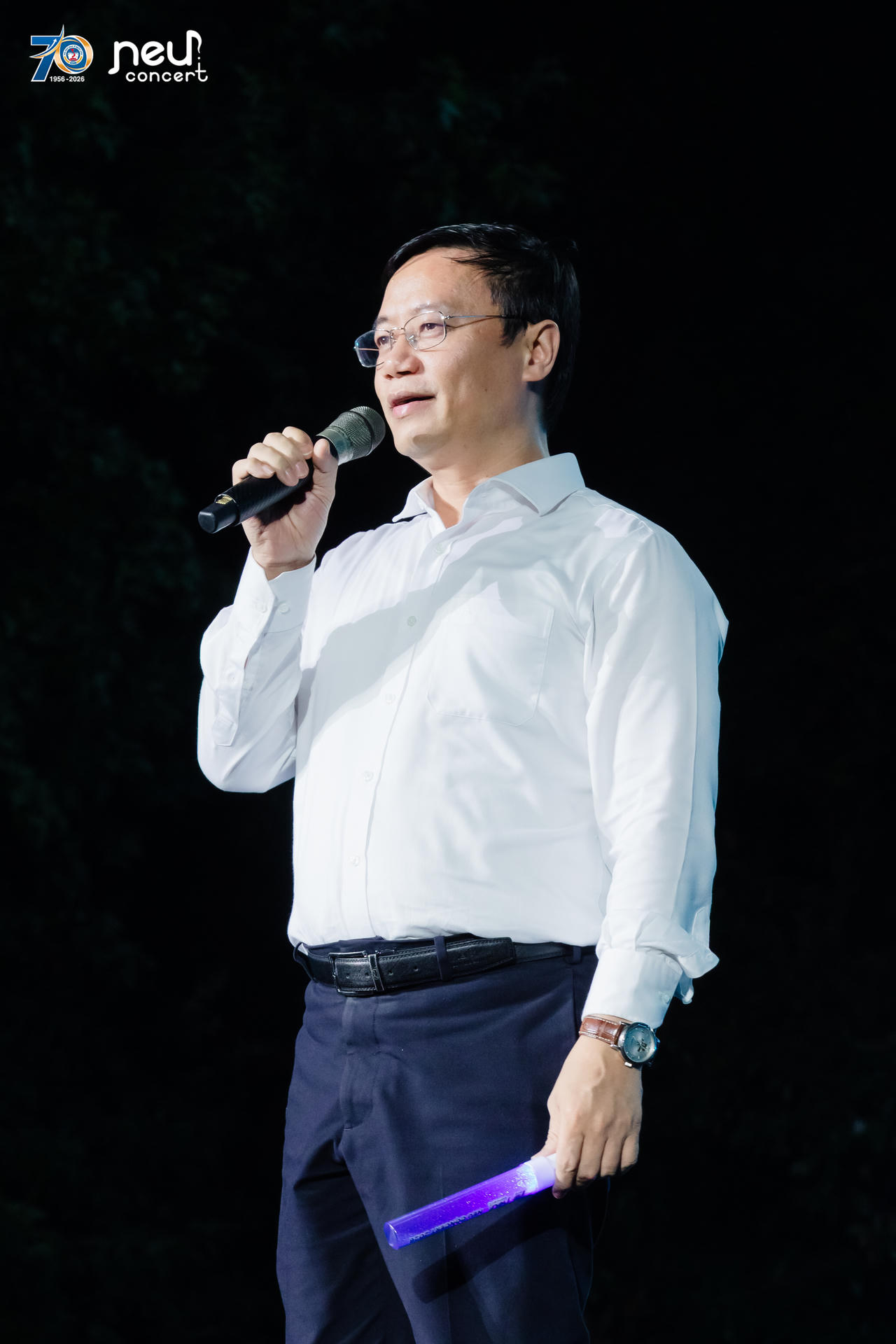 PSG.TS Bùi Đức Thọ - Giám đốc Đại học Kinh tế Quốc dân phát biểu khai mạc chương trình. (Ảnh: BTC)