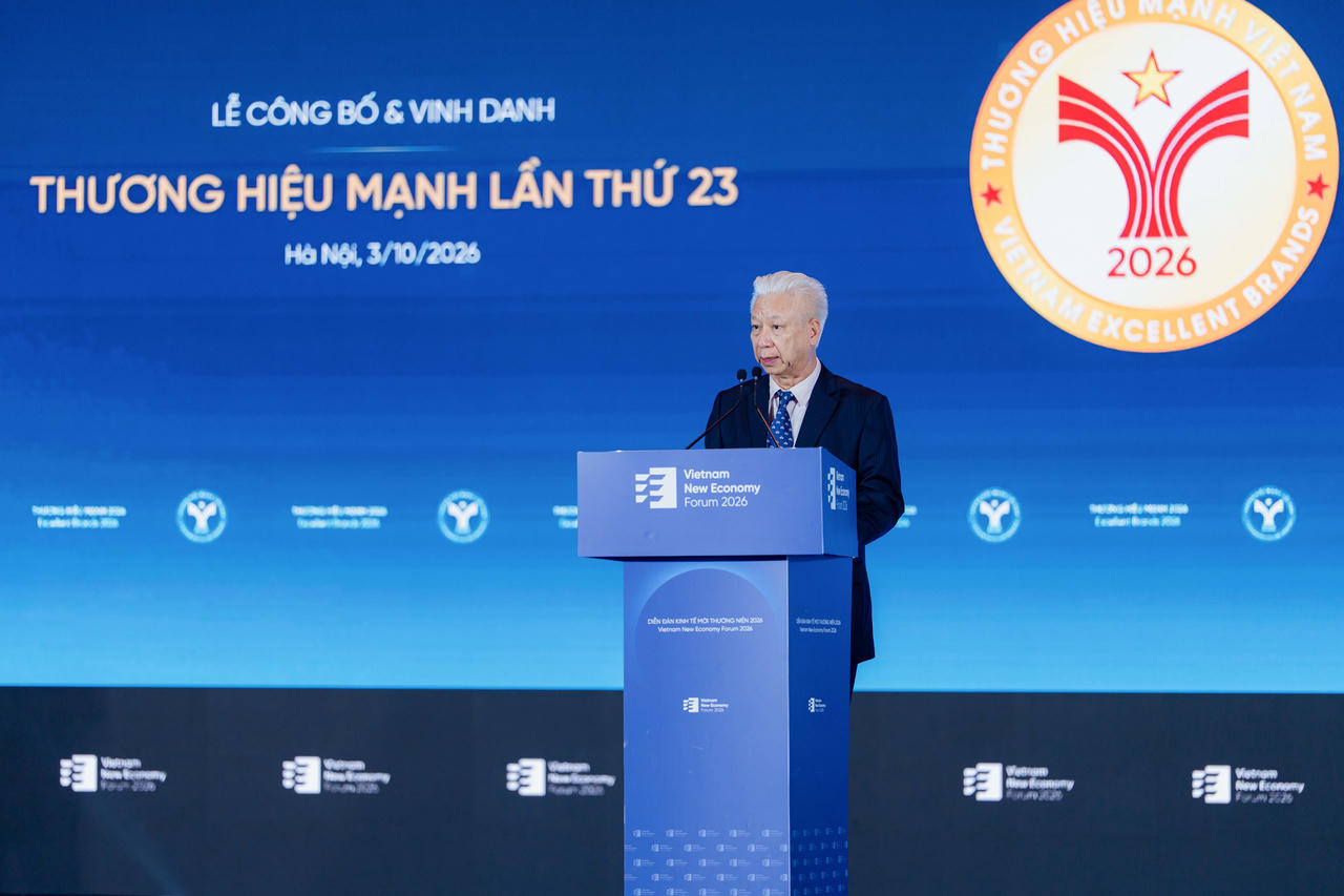 Ông Đào Quang Bính - Tổng Thư ký Hội Khoa học Kinh tế Việt Nam, Phó Chủ tịch Hội đồng Biên tập Tạp chí Kinh tế Việt Nam - VnEconomy phát biểu khai mạc chương trình.