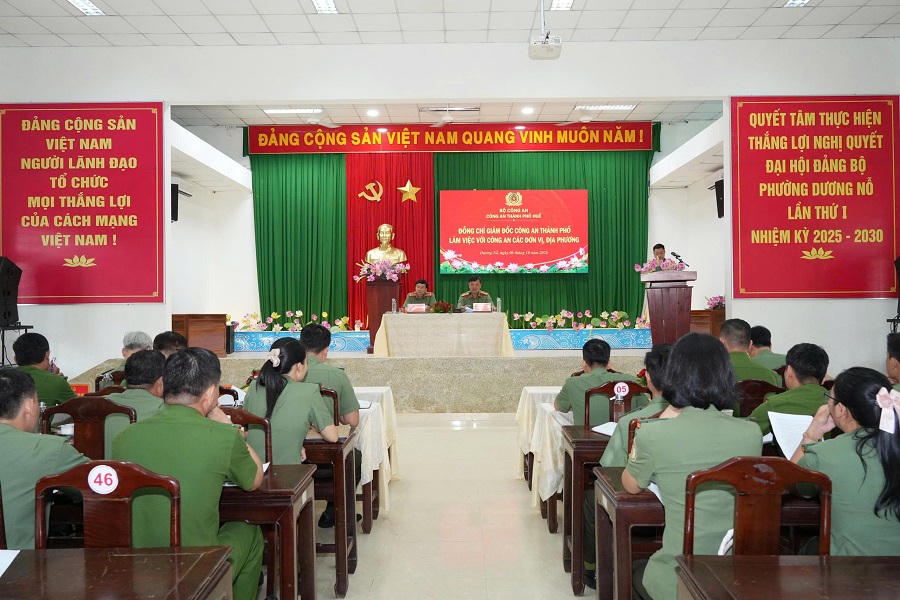 Quang cảnh buổi làm việc. (Ảnh: CACC)