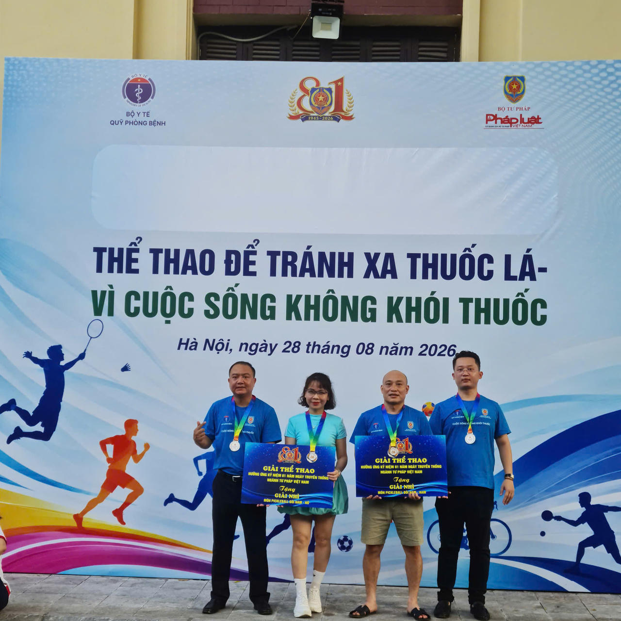 Sôi động giải thể thao mừng 81 năm ngày truyền thống Ngành Tư pháp