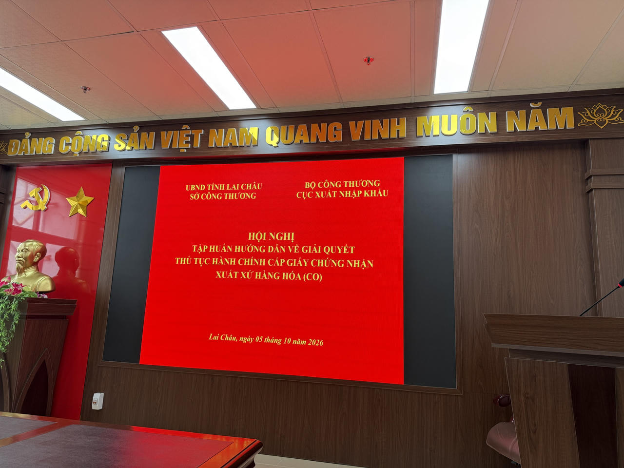 Hội nghị được tổ chức ở Lai Châu