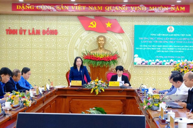Lâm Đồng: Chú trọng phát triển đoàn viên, nâng cao chất lượng hoạt động Công đoàn