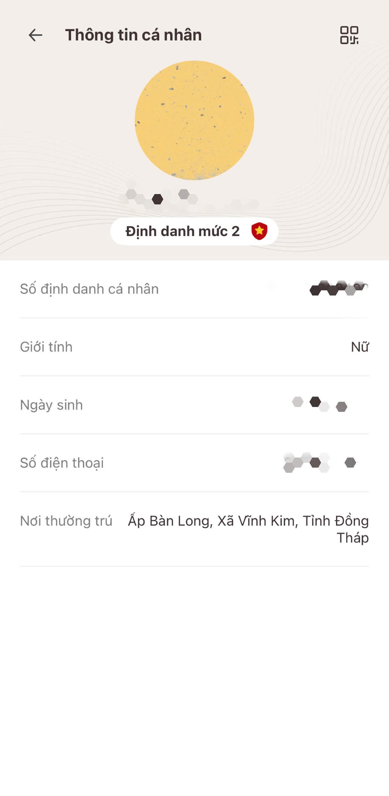 Ảnh màn hình chứng minh quyền lợi thuộc vùng an toàn khu. Ảnh: Kim Ngân