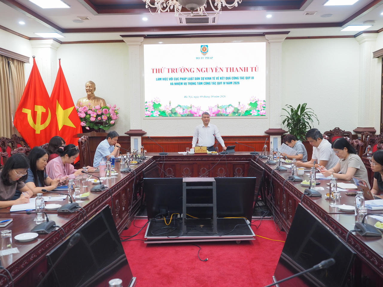 Nâng cao hiệu quả tham mưu, thẩm định chính sách trong lĩnh vực dân sự - kinh tế