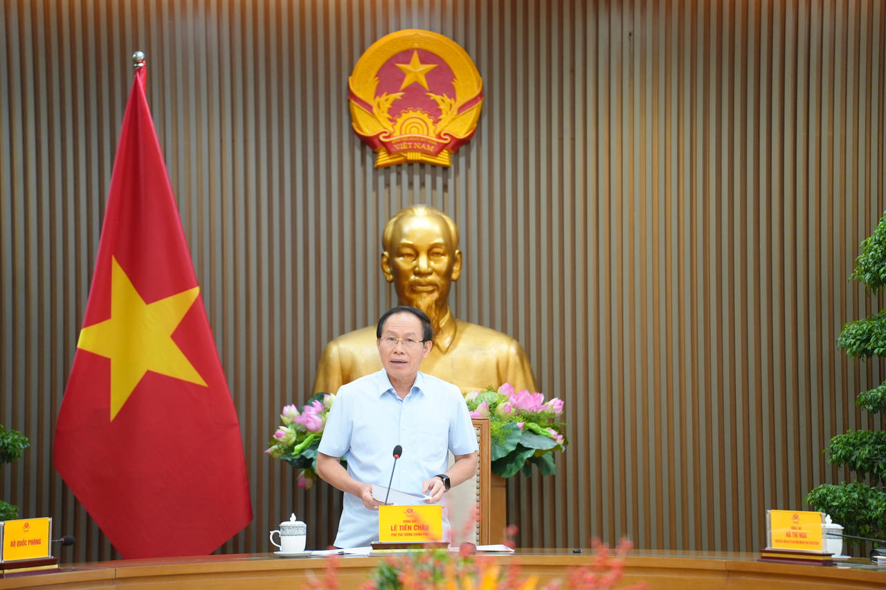 Phó Thủ tướng Lê Tiến Châu kết luận cuộc họp.