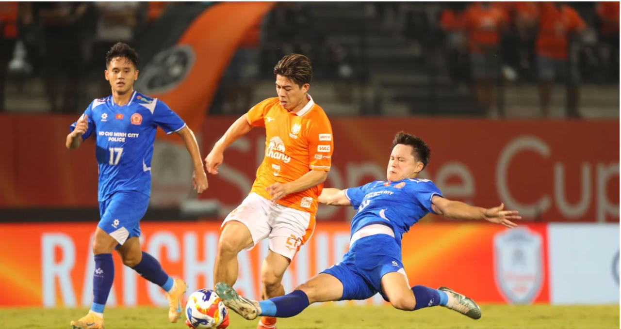 CLB Công an TP.HCM chia điểm với CLB Ratchaburi. Ảnh: aseanutdfc.com