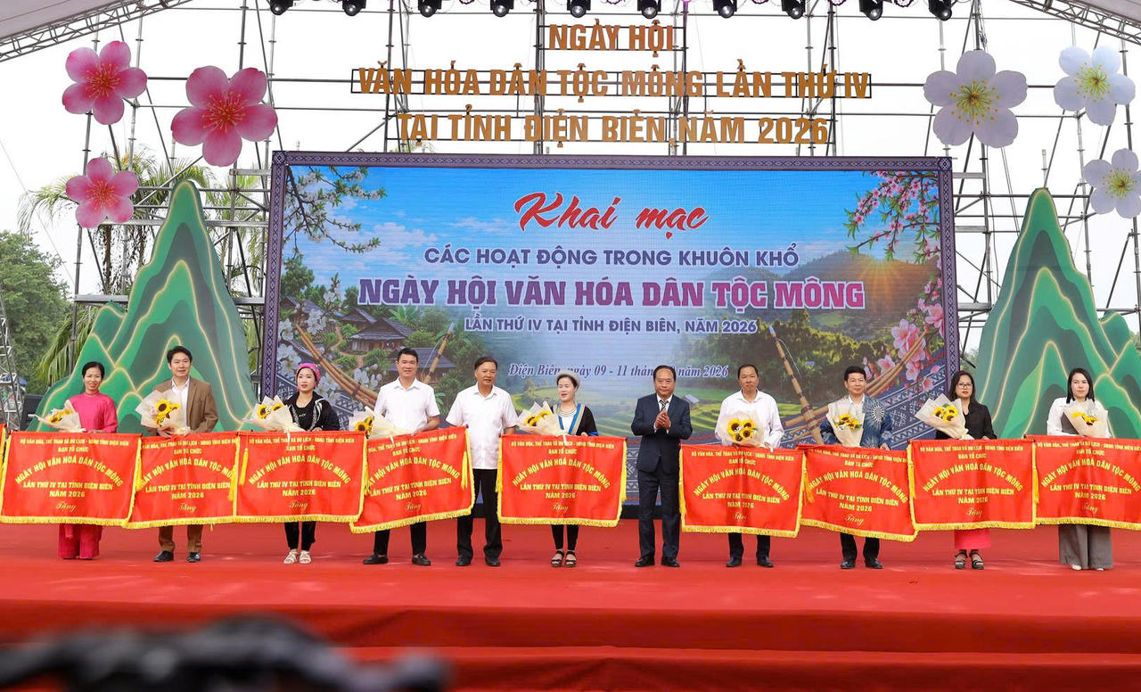 Lễ Khai mạc các hoạt động trong khuôn khổ Ngày hội Văn hóa dân tộc Mông lần thứ IV Văn hóa dân tộc Mông lần thứ IV, năm 2026 (Ảnh: CTV).