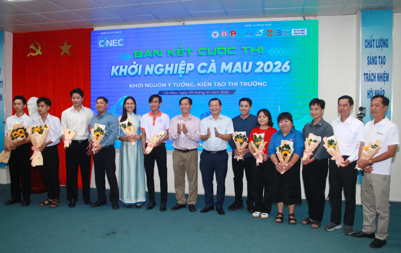 20 ý tưởng khởi nghiệp tranh tài tại Cà Mau