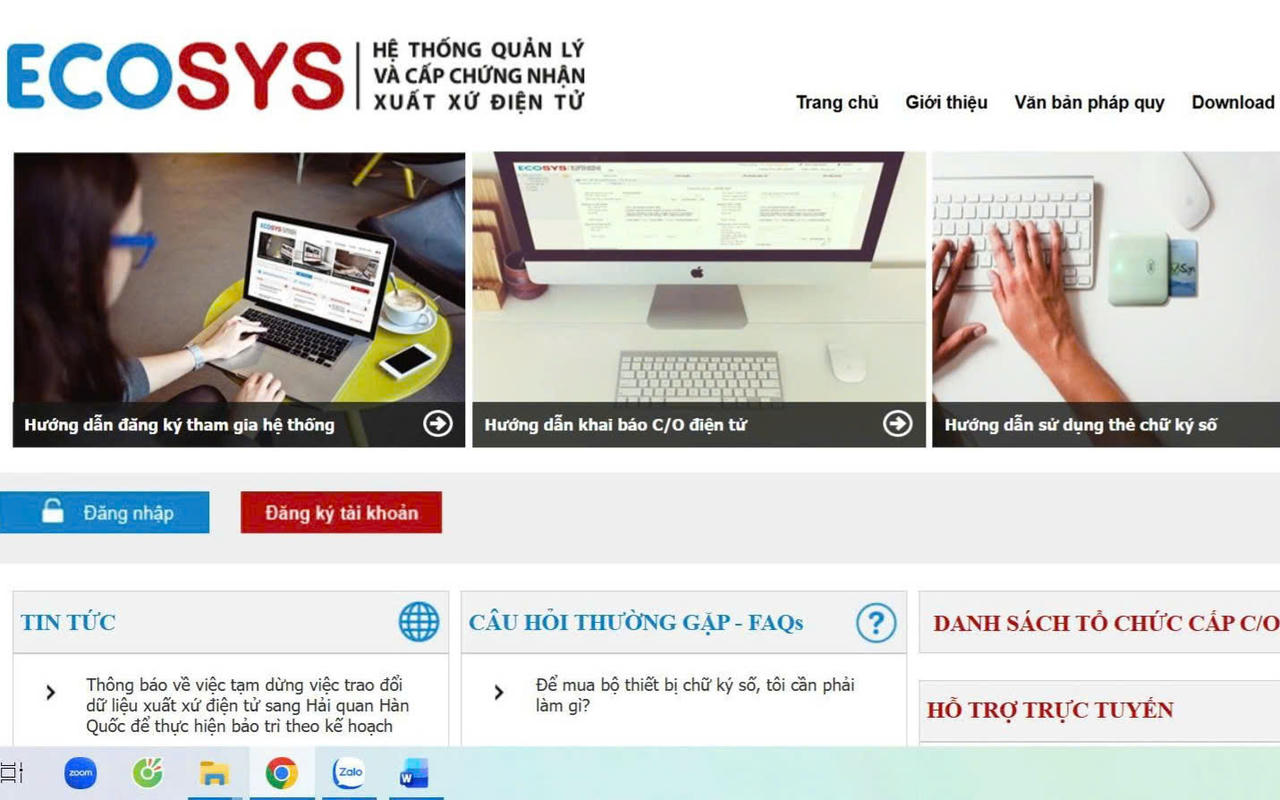 Đẩy mạnh số hóa cấp C/O trên hệ thống eCoSys