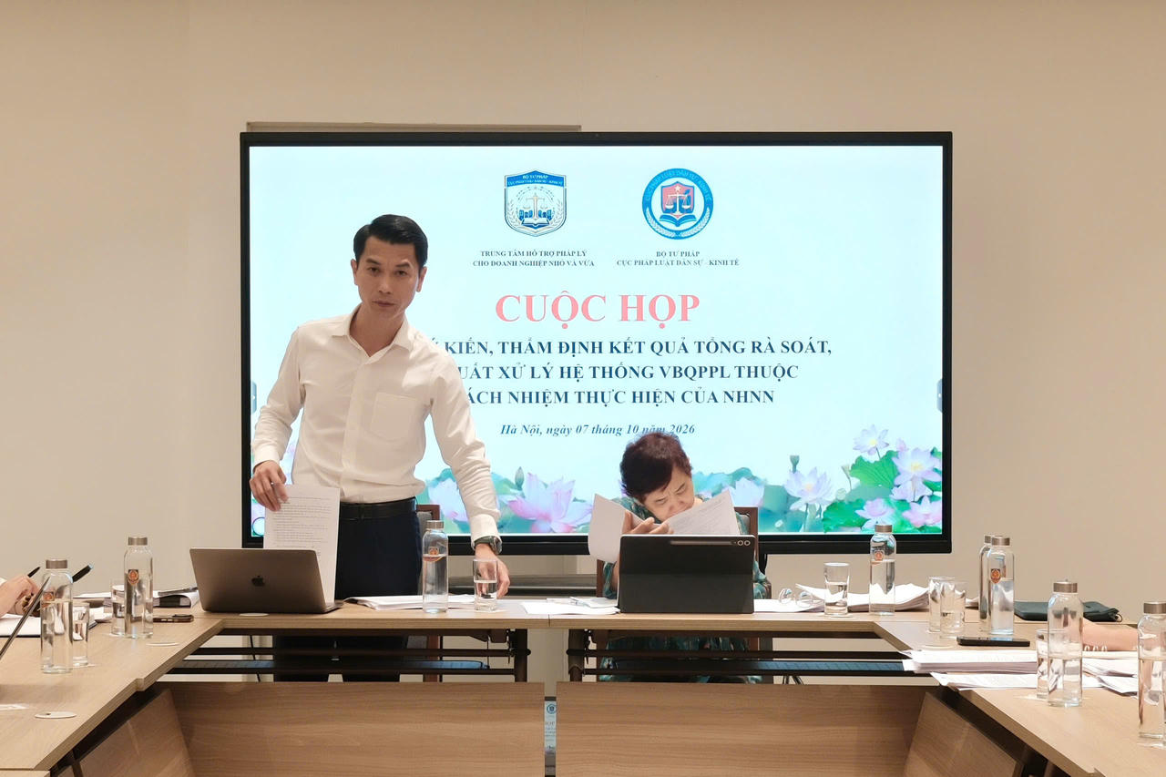 Phó Vụ trưởng Vụ Pháp chế Nguyễn Ngọc Duy.