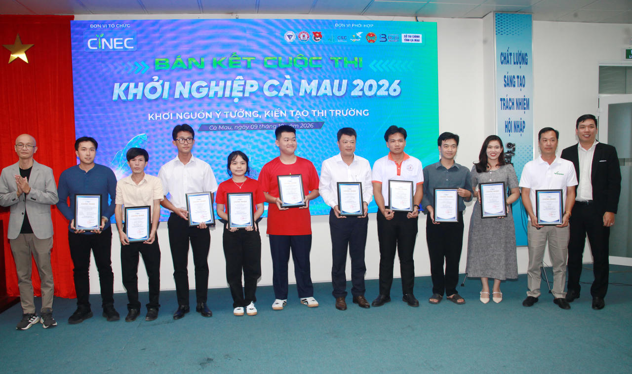 20 ý tưởng khởi nghiệp tranh tài tại Cà Mau