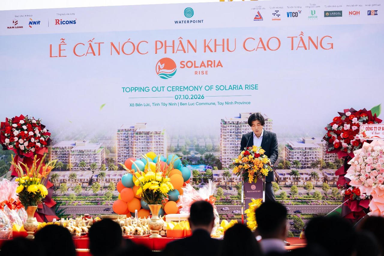 Ông Koji Haruyama – Tổng Giám đốc NNR phát biểu tại sự kiện