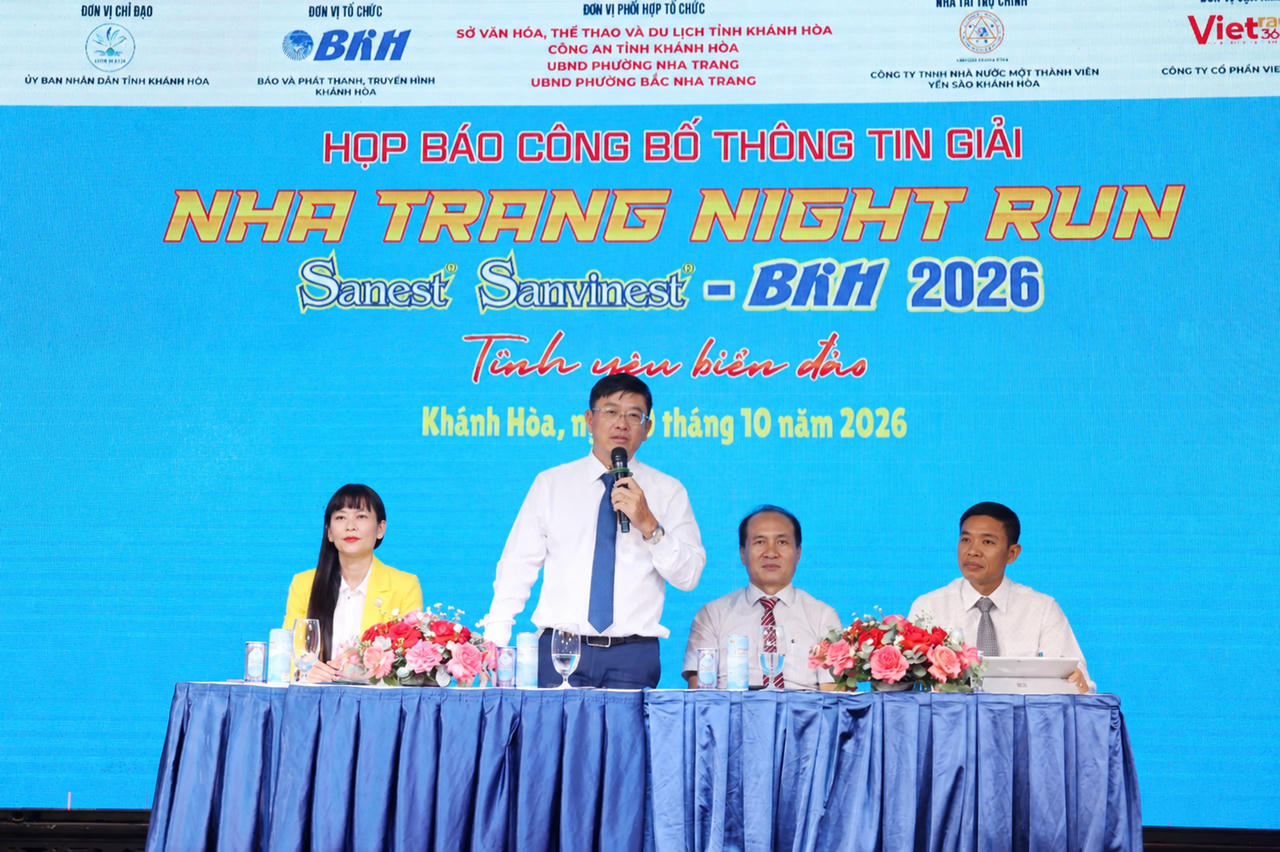 Nha Trang Night Run 2026 lan tỏa tình yêu biển đảo, chung sức vì cộng đồng