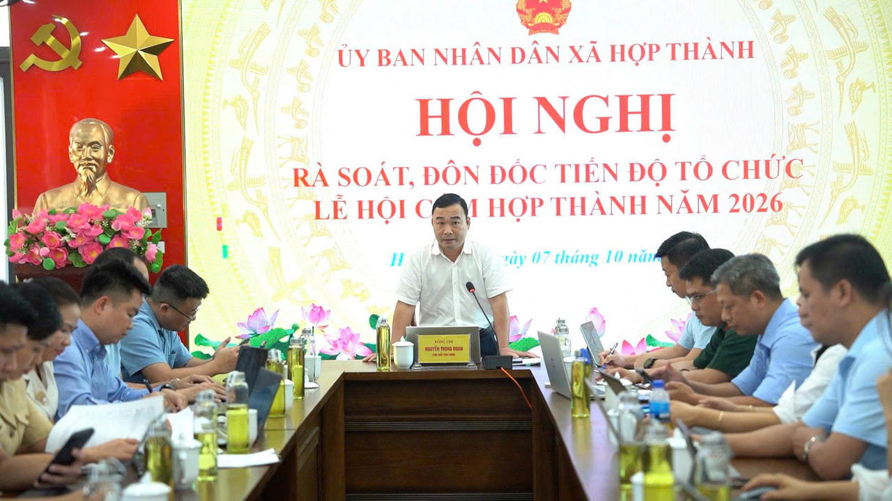 Xã Hợp Thành đang khẩn trương hoàn thiện các điều kiện tổ chức, sẵn sàng đón đại biểu, nhân dân và du khách (Ảnh: Minh Ngọc).